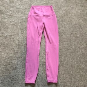 pink lululemon leggings